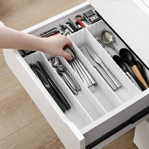 Adjustable Drawer Dividers – Instant Organisation (4-Pack)