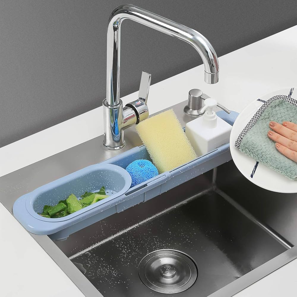Adjustable Sink Rack Organiser – Clean, Dry, Clutter-Free
